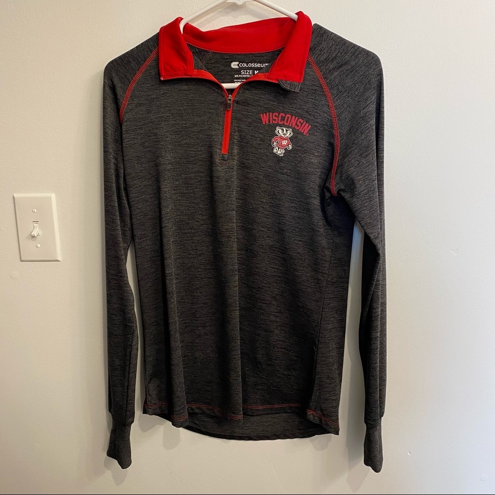 Wisconsin quarter zip up